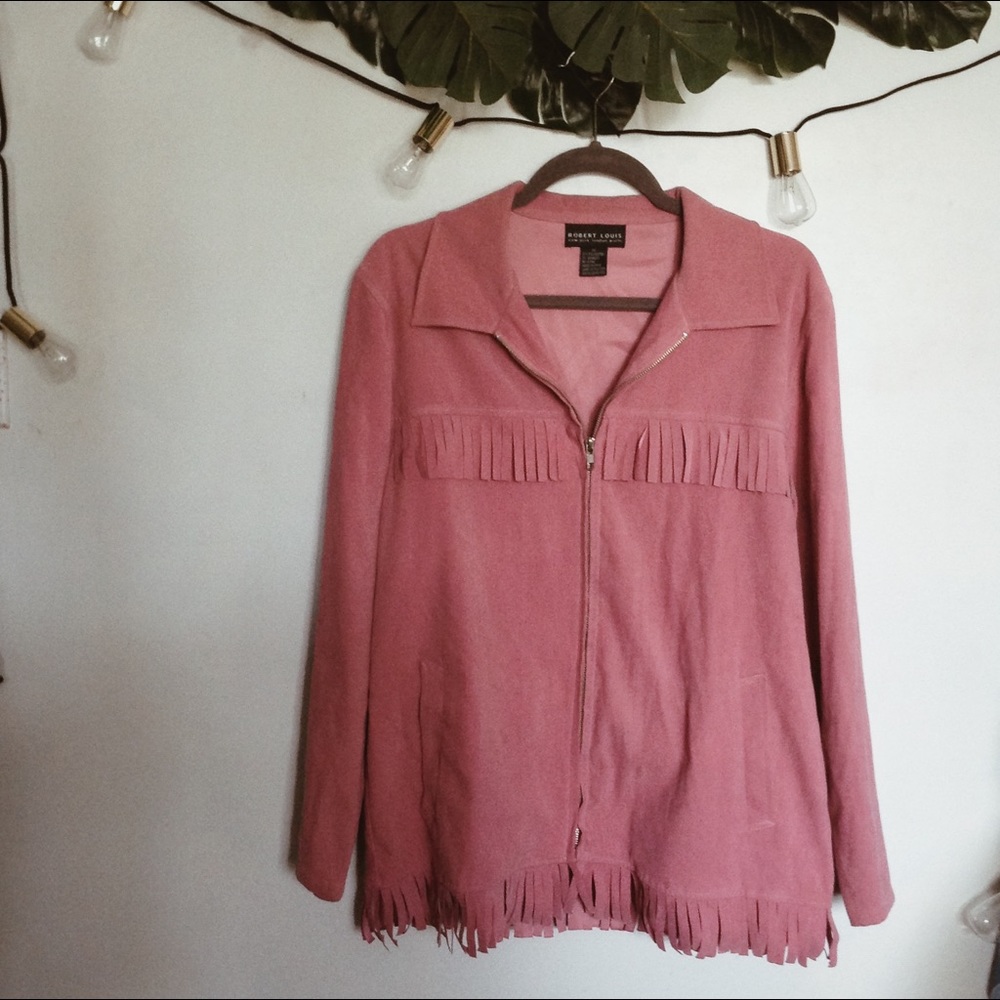 "LIKE" FOR PRICE DROP.🌿 // Dusty pink jacket.